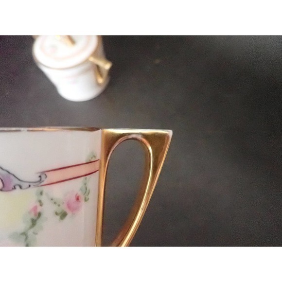 Favorite Bavaria Stouffer C. Hutschenreuther Creamer and Sugar Set Pink Rose - Picture 7 of 10